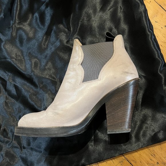 Acne Star Heeled Leather Booties - Picture 9 of 15